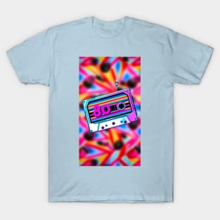 80s nostalgia cassette art T-Shirt